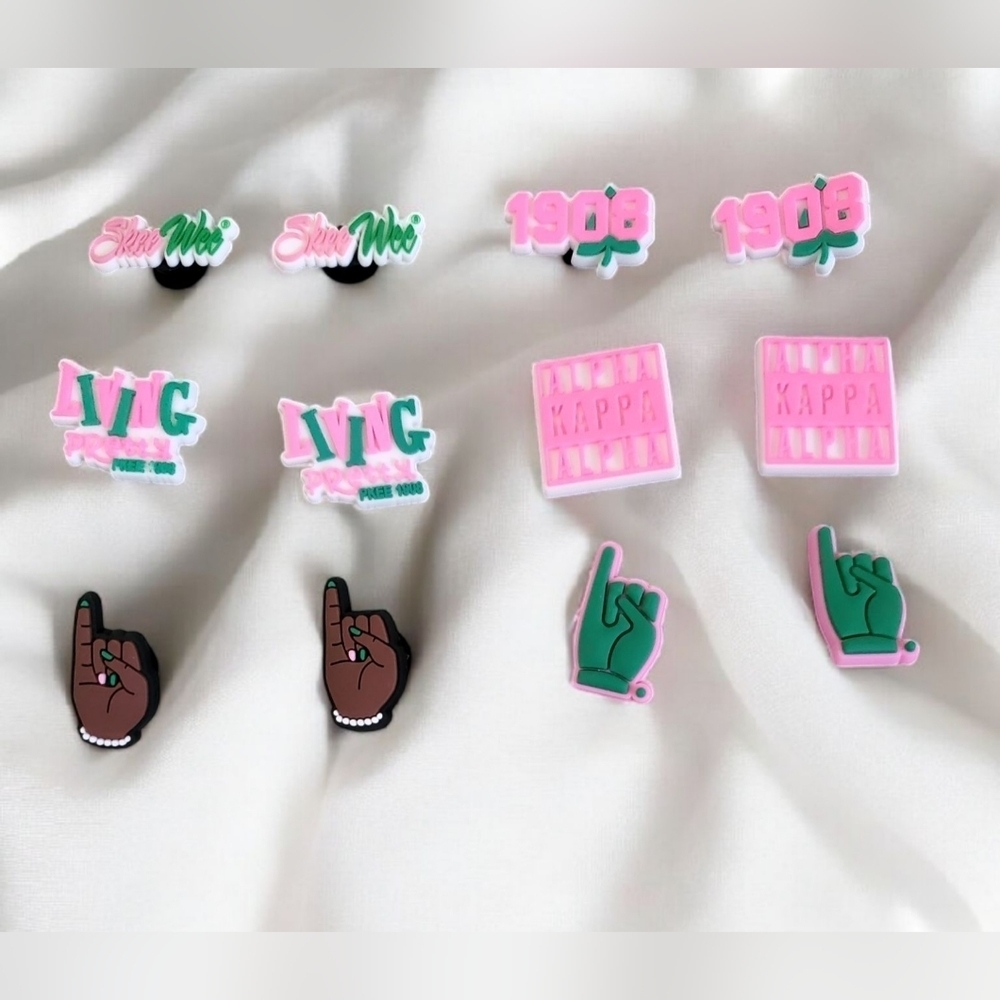 AKA Sorority Croc Charms